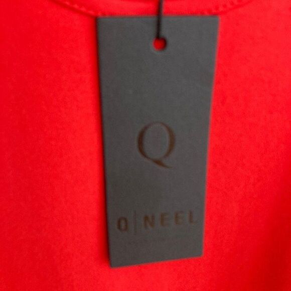 Q Neel 12 Red Midi Tank Dress 88832 Art To Wear Lagenlook Boutique - Picture 2 of 5